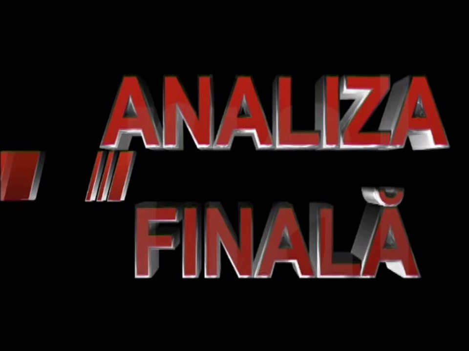 ANALIZA FINALA