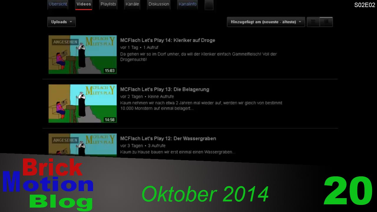 Brickmotion Blog 20: Oktober 2014