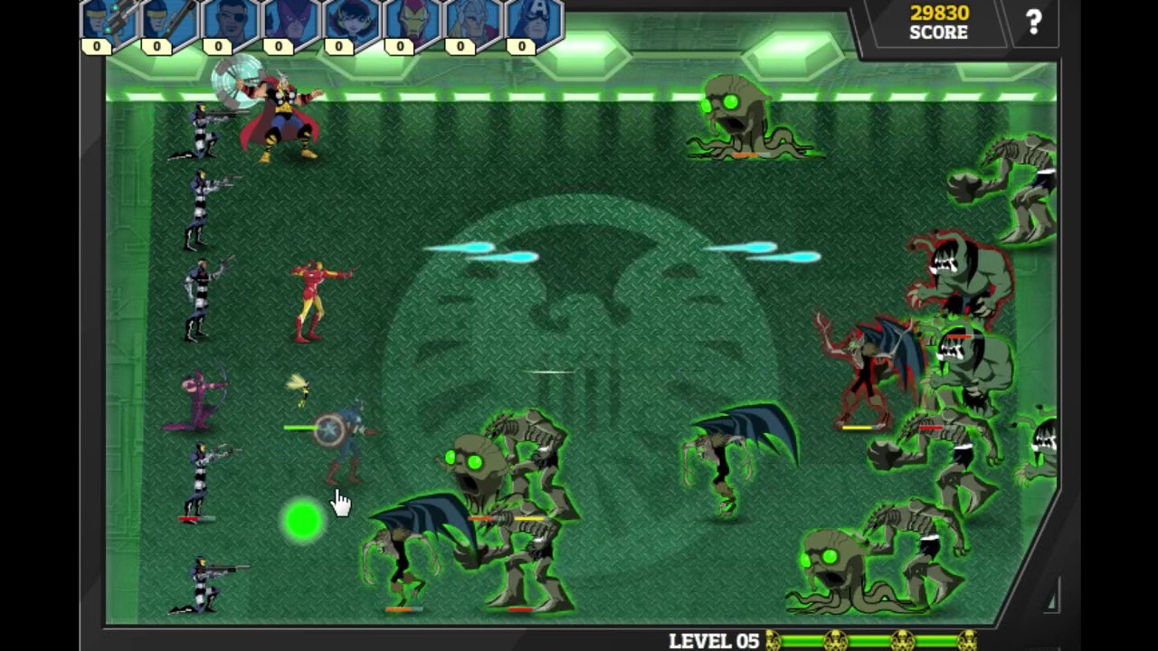 The Avengers VS Gamma Monsters Let's Play / PlayThrough / WalkThrough Part