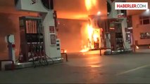 Beyoğlu'nda Benzin İstasyonuna Molotoflu Saldırı