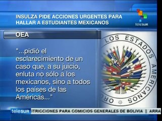 México: OEA expresa su consternación por el caso Ayotzinapa