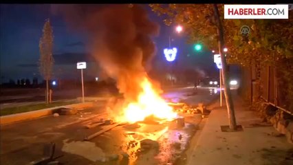 Çöp Kamyonunu Yakmak İstediler