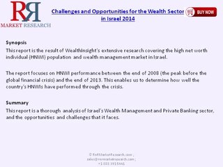 Wealth Sector in Israel - volume and wealth forecasts to 2018