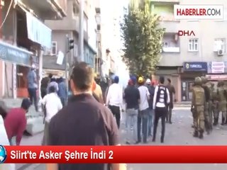 Siirt'te Asker Şehre İndi 2