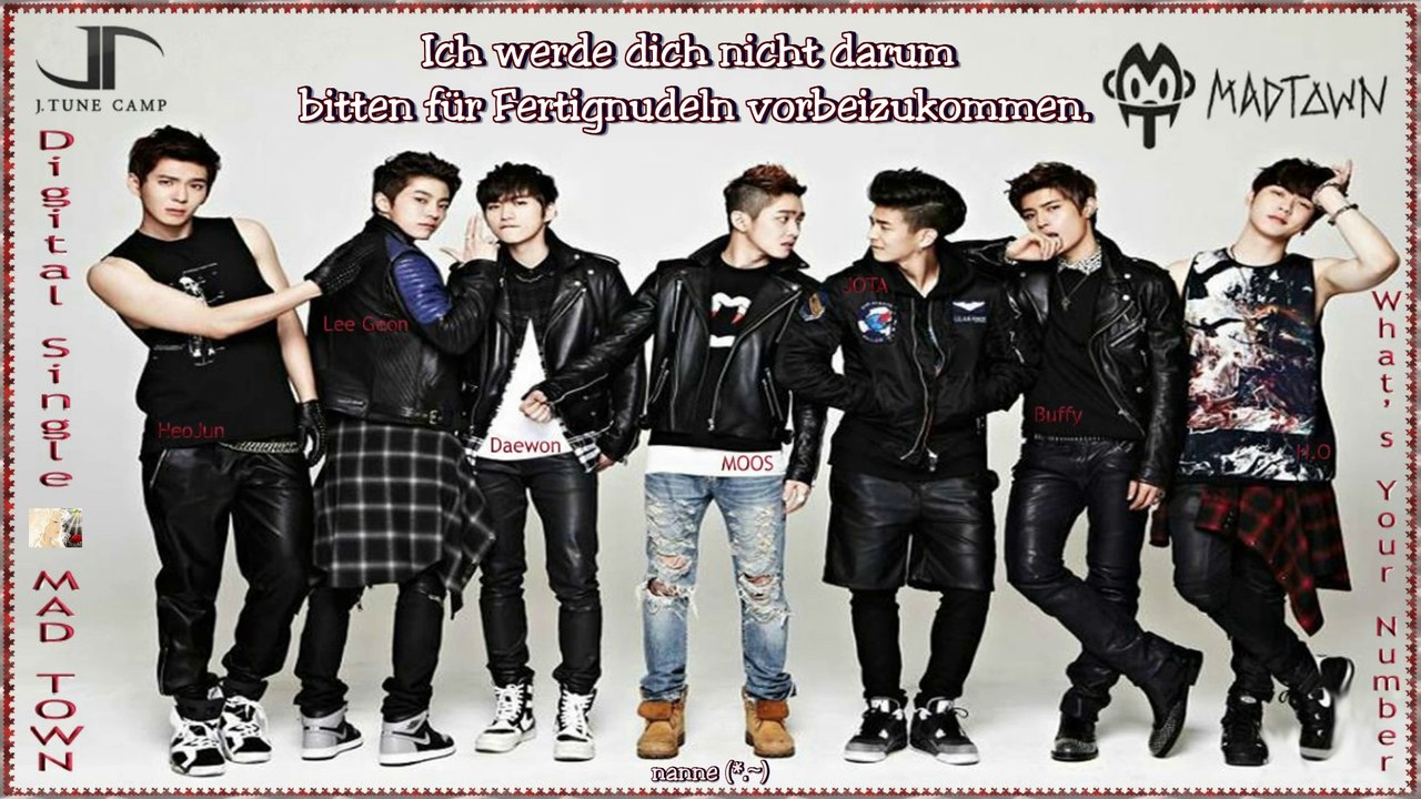 MADTOWN - What’s Your Number  k-pop [german sub] Digital Single - MAD TOWN