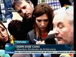 España: médicos piden renuncie ministra de salud por caso de ébola