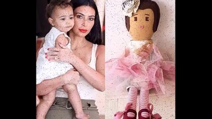 North West’s doll collection revealed… featuring mini me versions of Kim, Kanye and herself