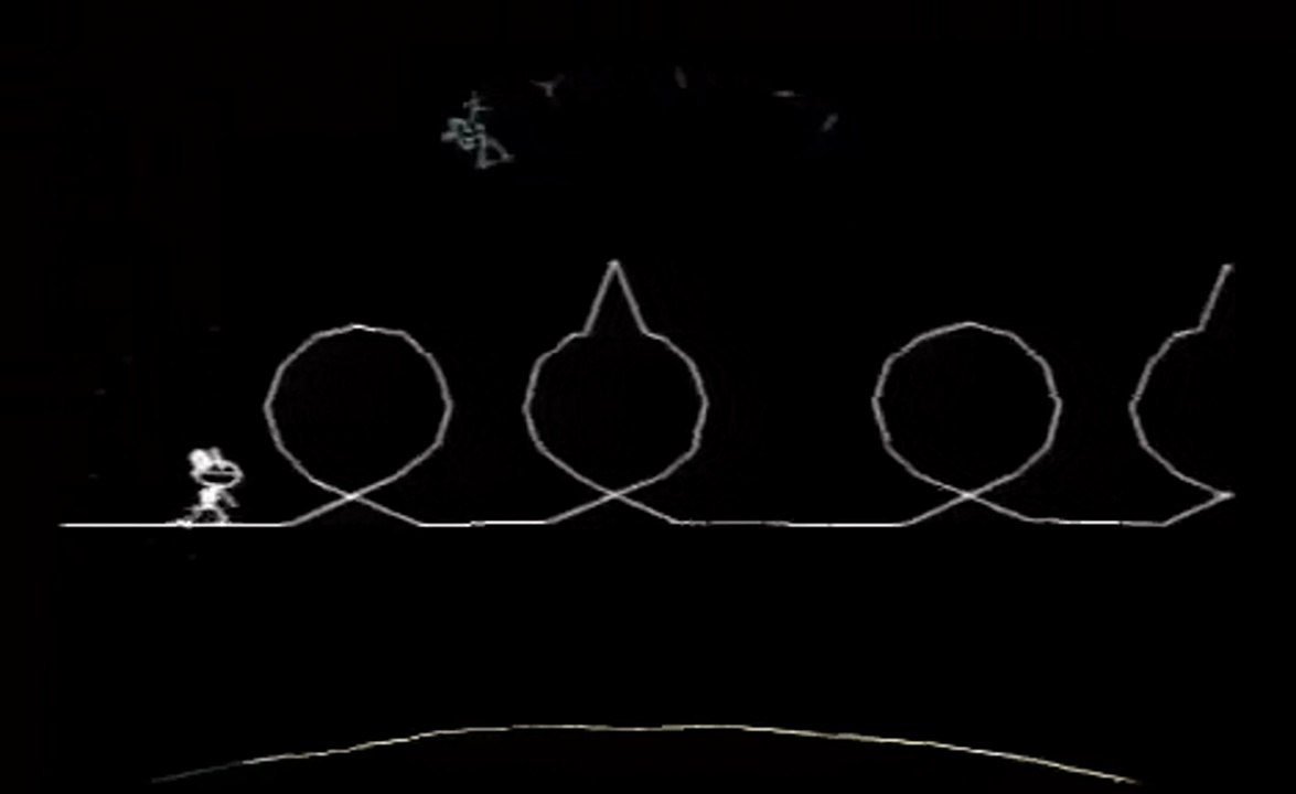 Vib Ribbon - Vib Ribbon en action sur PS1