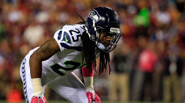 Richard Sherman Gets Hair Pulled by Redskins' Pierre Garcon