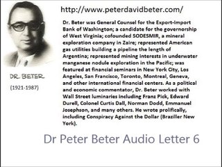Dr Peter Beter Audio Letter 6 - November 14, 1975 - The Ford Depression and The Impending Doom of The OPEC Nations, Asian War; Fort Knox Plutonium; Gerald Ford's Last Days as President