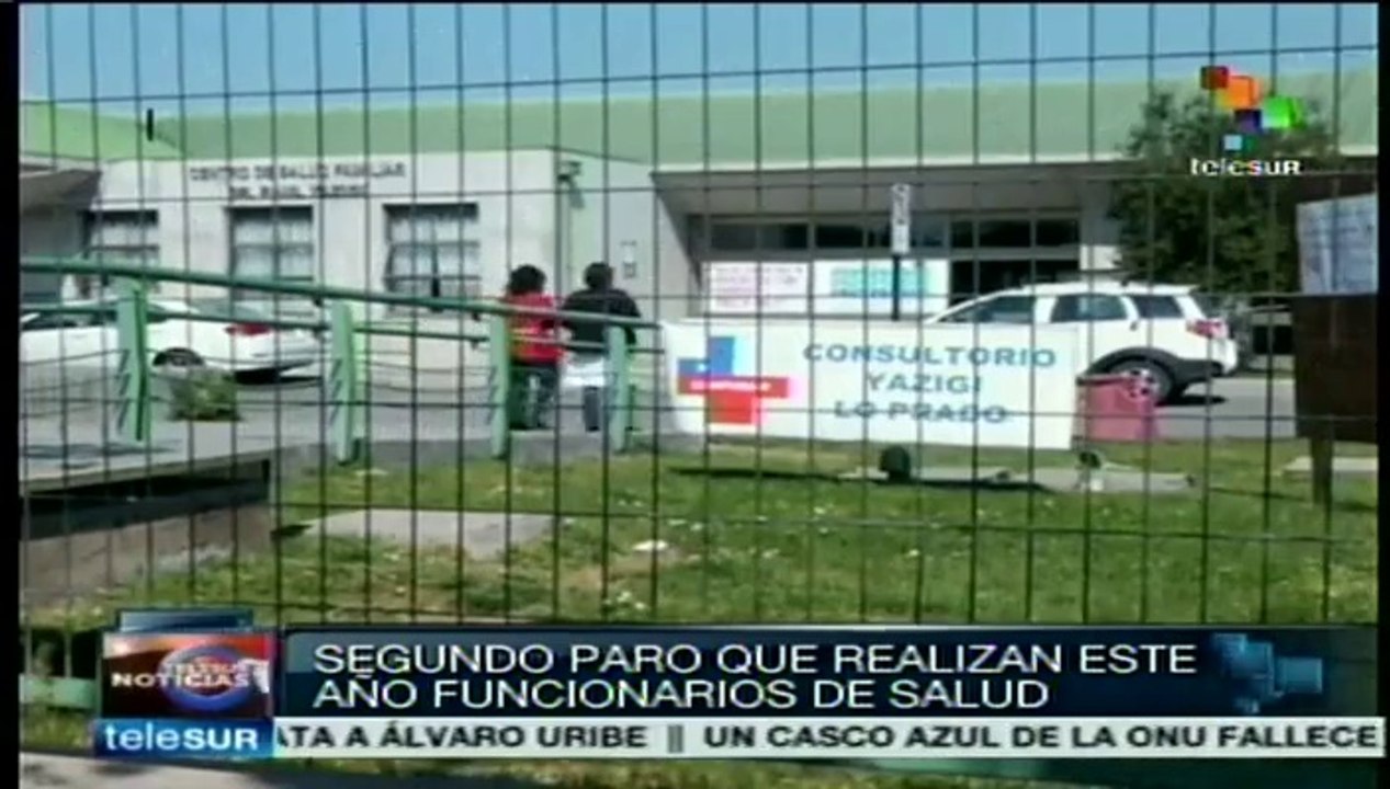 Trabajadores de salud municipal de Chile inician nuevo paro