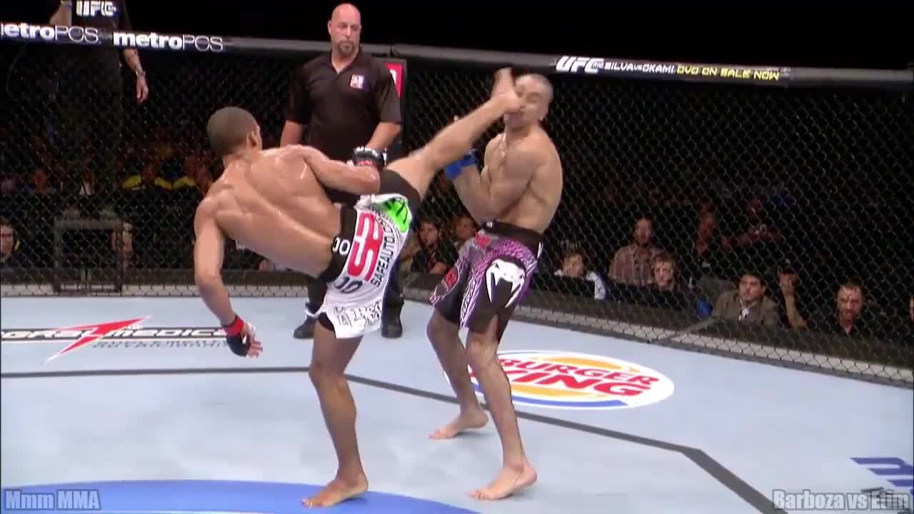 Compilation Spinning Kick MMA