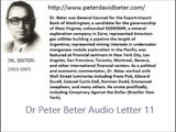 Dr Peter Beter Audio Letter 11 - April 24, 1976 - The Rockfeller Program: Individuals Reduced to Sacrificial Pawns; Nations Maneuvered Into War and Destruction; Discarding Our Heritage of Freedom to Accept Rockefeller Dictatorship