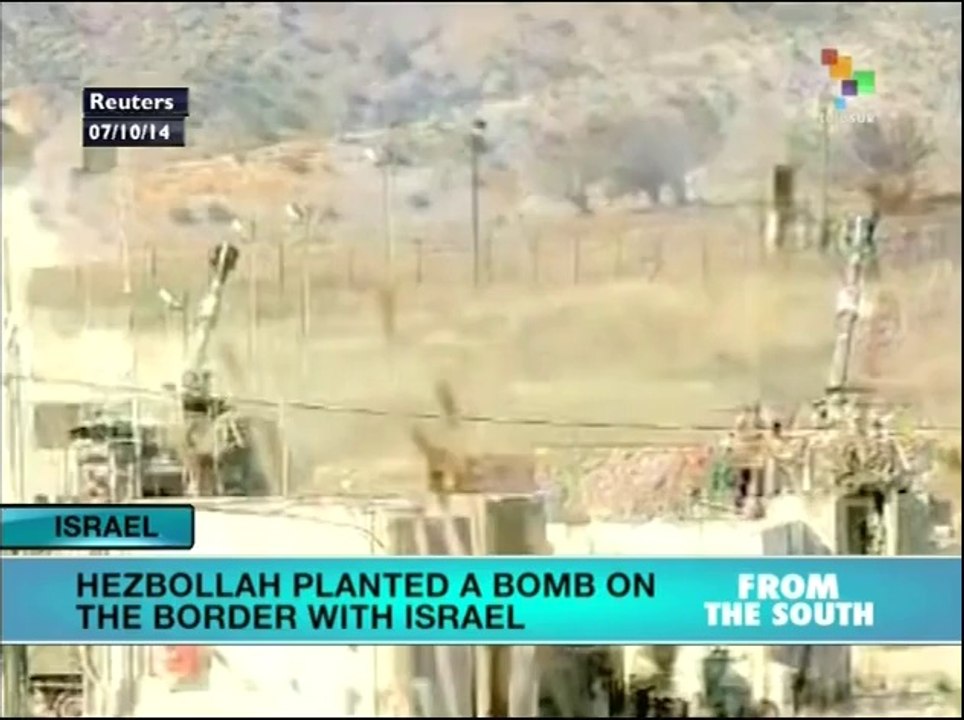 Hezbollah planted a bomb along Israeli border