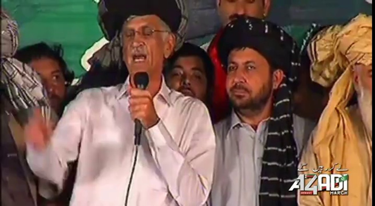 Pervez Khattak address at #AzadiSquare (11pm Oct 6, 2014)