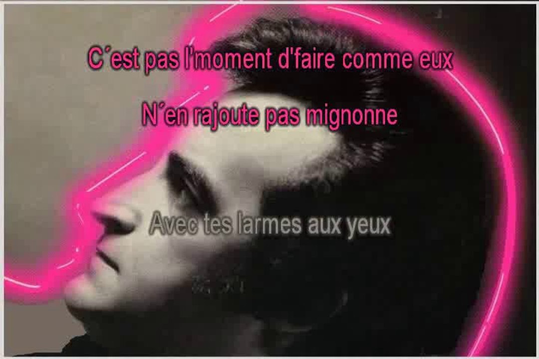 N'en rajoute pas mignonne - Dick Rivers - karaoké par Barbiche