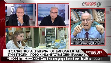 Ο Τριχόπουλος για τον Έμπολα