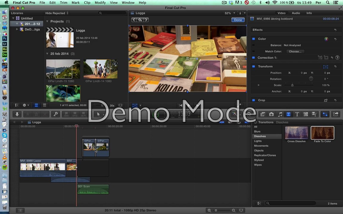 Koppla isär ljud och bild