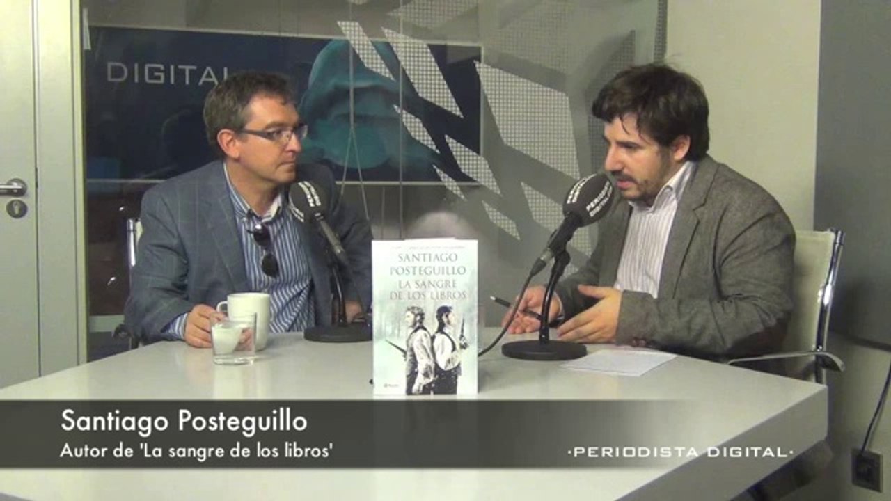 Santiago Posteguillo, autor de 'La sangre de los libros'. 7-10-2014