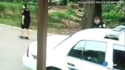 Un policier tase une femme de 61 ans alors qu'elle s'en va!