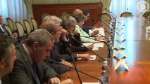 Roma - Incontro del Governo con i Segretari Generali delle organizzazioni sindacali (07.10.14)