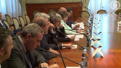 Roma - Incontro del Governo con i Segretari Generali delle organizzazioni sindacali (07.10.14)