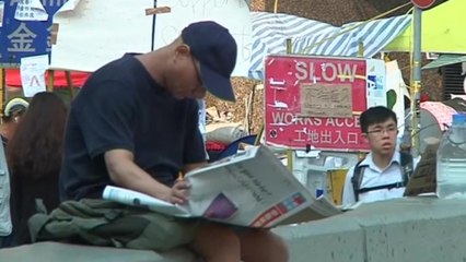 Protests in Hong Kong dwindle