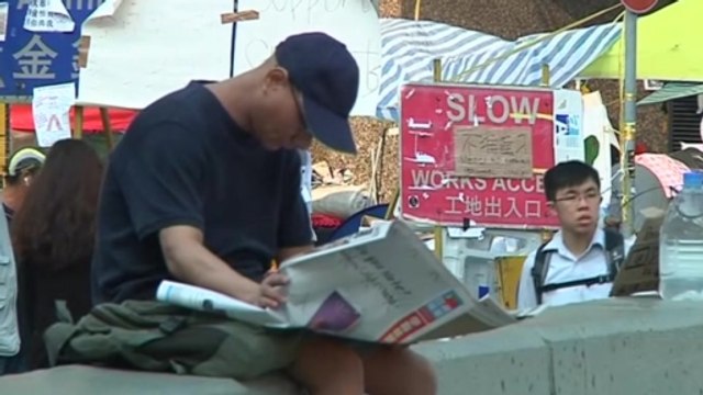 Protests in Hong Kong dwindle