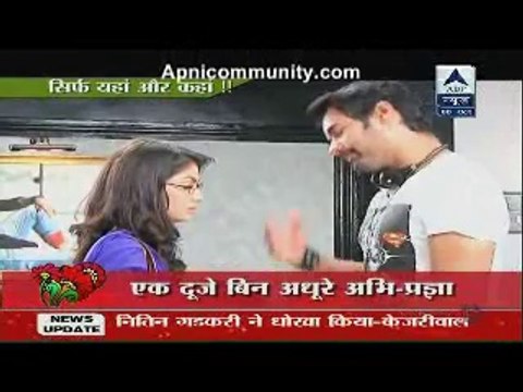 Kumkum Bhagya - 8th October 2014 Abhi Aur Pragya Ki Mitthi Nok Jhok apnicommunity.com