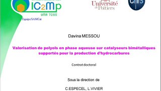 Davina MESSOU - Journée des doctorants IC2MP 3/6/2014.