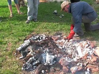 Atelier du Collectif 111, cuissons des sculptures en terre