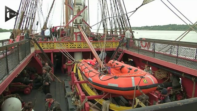 A bord de l'Hermione, sur les traces de La Fayette