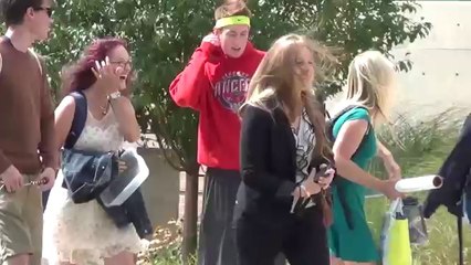 Silly String Sneeze Prank