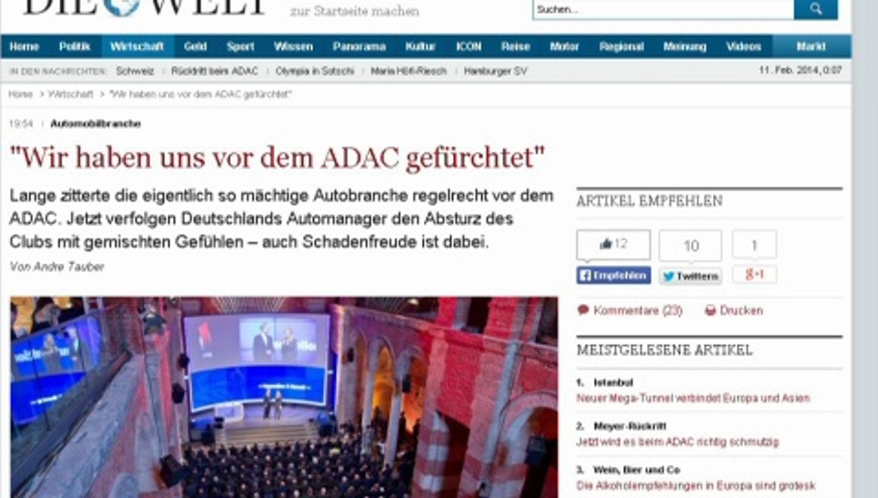 ADAC und wie die dummen Schlafschafe alle reinfallen auf Merkels Schreiberlinge