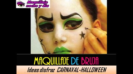 MAQUILLAJE DE BRUJA ♥ Ideas originales bruja sexy o malvada