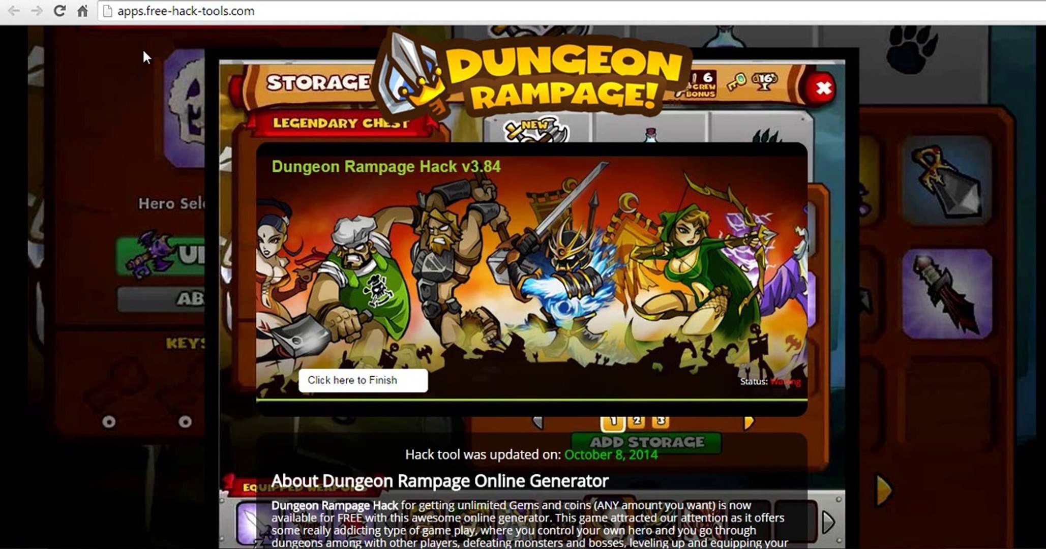 Dungeon Rampage Gems Hack
