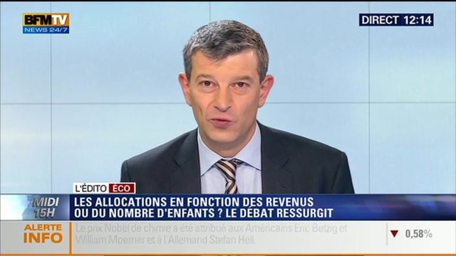 L'Édito éco de Nicolas Doze: Qu'adviendra-t-il en cas de mise sous condition de ressources des allocations familiales ? - 08/10