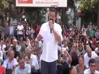 Mersin'de Kobani eylemi: 'AKP'nin IŞİD'le gericilik akrabalığı vardır'