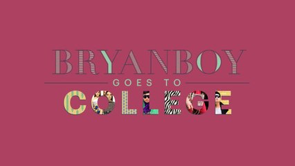 Bryanboy Goes to College - See Fashion Blogger Bryanboy Get the Inside Scoop on Campus Style: Series Trailer