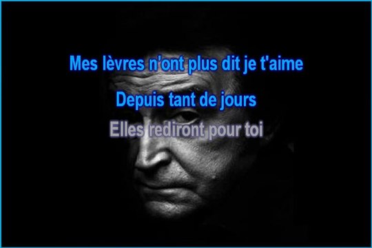 Viens me faire oublier - Dick Rivers - Karaoké par Barbiche