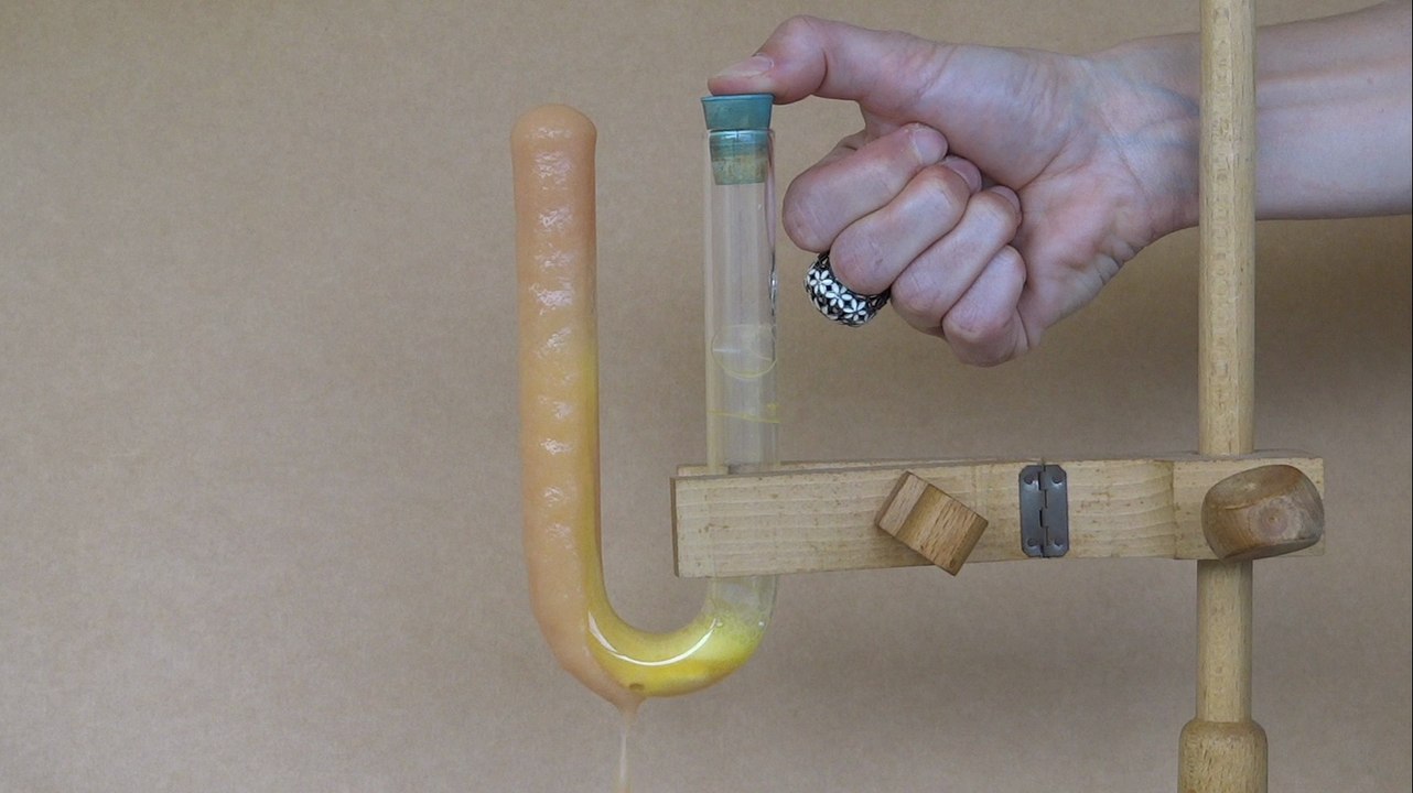 Simulation d'une éruption effusive