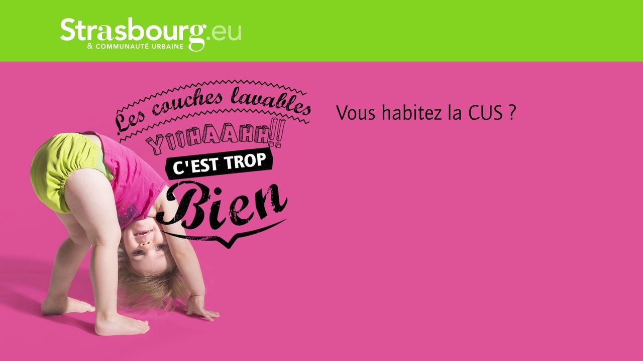 Les couches lavables c’est que pour les écolos bobos - Strasbourg