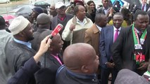 Le président kényan Uhuru Kenyatta sort de la CPI