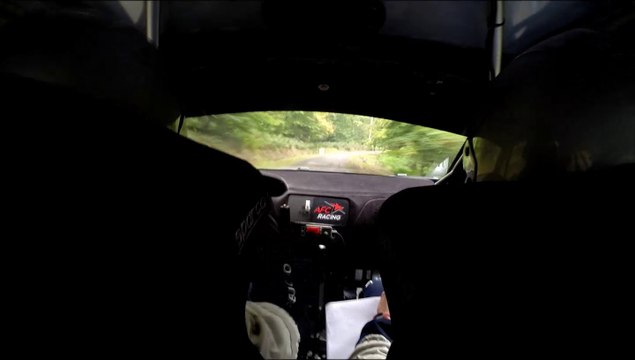 camera embarquée es 17 forêt petite pierre rallye de france 2014 JP MONNIN / Franck GILLIOT 208 R2