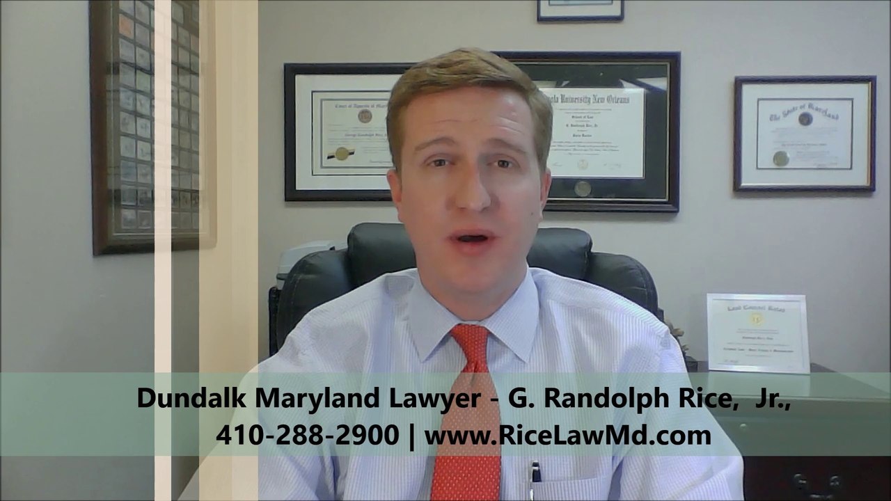Dundalk Maryland Lawyer G. Randolph Rice Jr.