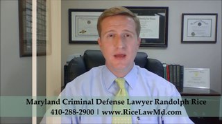 Resisting Arrest Maryland Attorney Randolph Rice