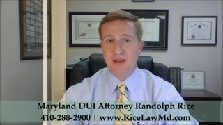 What Does a DUI Cost in Maryland Attorney Randolph Rice