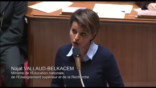 Éducation Prioritaire : Question au Gouvernement et réponse de Najat Vallaud-Belkacem