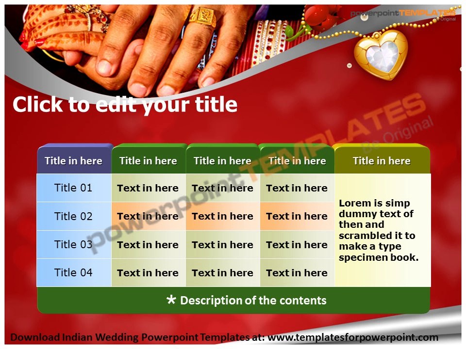 Indian Wedding Powerpoint Templates - Templates For PowerPoint
