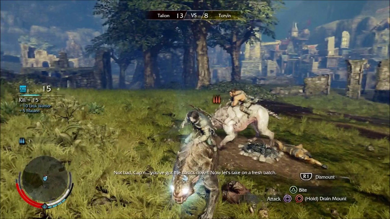 Middle Earth Shadow of Mordor Walkthrough Gameplay part 20 Torvin the Hunter (PS4)